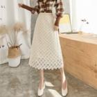 Two-way Lace Knit Skirt