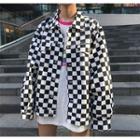 Checked Zip Jacket