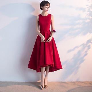 Sleeveless High-low A-line Cocktail Dress