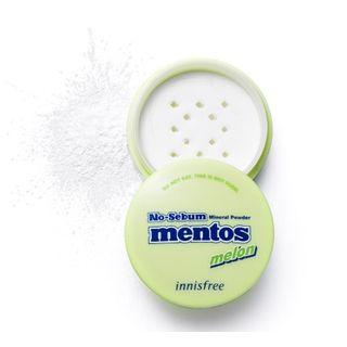 Innisfree - No Sebum Mineral Powder Mentos Edition - 6 Types #06 Melon