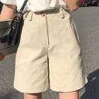 Wide-leg High-waist Shorts