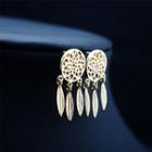 Dream Catcher Earring B0240 - 1 Pair - Gold - One Size