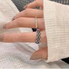 Faux Woven Alloy Ring