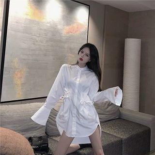 Bow High-low Shirt As Shown In Figure - One Size