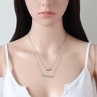 Alloy Bar Layered Necklace