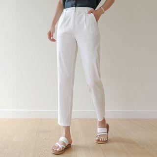 Hidden Band-waist Baggy Pants