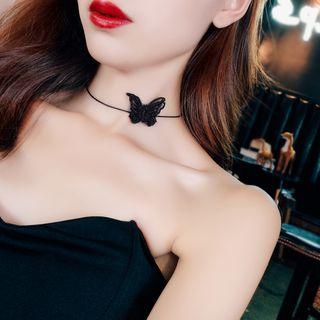 Mesh Butterfly Choker