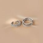 Layered Alloy Ring / Open Ring