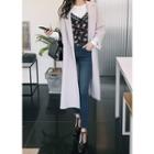 Long-sleeve Single-breasted Long Jacket