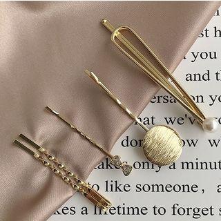 Set Of 5: Hair Pin Set Of 5 - Hair Pin - One Size