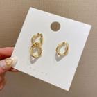 Non-matching Hoop Earring 1 Pair - Re2514 - One Size