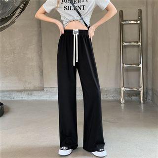 Shift Knit Wide-leg Pants