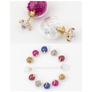 Bead Caged Ball Earring Backs (clutch Only / No Ear Studs)