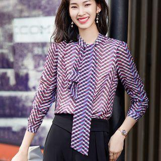 Chevron Blouse / Dress Pants