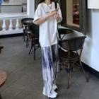 Tie-dyed Wide-leg Pants As Shown In Figure - One Size