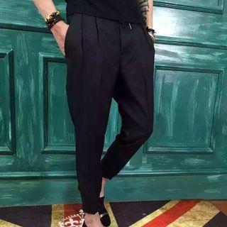 Front Pleat Tapered Pants