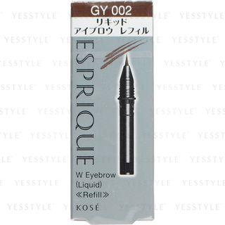 Kose - Esprique W Eyebrow (liquid) (#gy002 Natural Gray) (refill) 0.3g