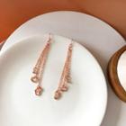 Heart Fringed Earring / Ear Stud