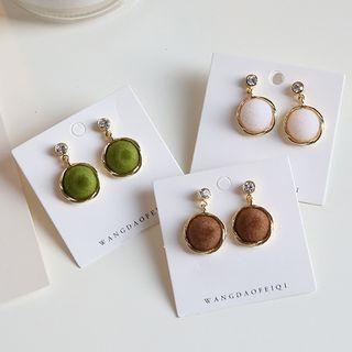 Rhinestone Bobble Dangle Earring
