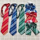 Striped Bow Tie / No Tie Neck Tie