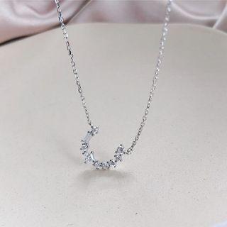 Alloy Geometric Pendant Necklace U Shape - One Size
