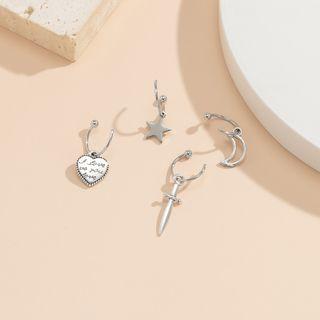 Lip Cuff 3141 - Set - Silver - One Size