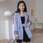 Zebra Print Cuff Blazer