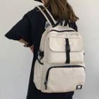 Multi-section Nylon Zip Backpack