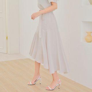 [lovb] Crepe High-low Skirt