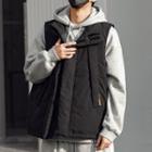 Stand Collar Zip-up Down Vest