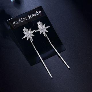 Embellished Star Drop Earring