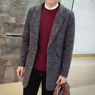 Melange Knit Blazer