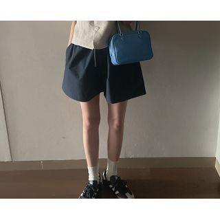 [dearest] Drawstring Wide-leg Shorts One Size