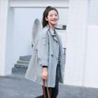 Loose-fit Long Trench Jacket