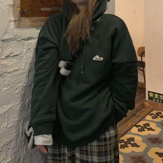 Logo Hoodie Dark Green - One Size