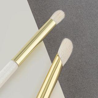 Dual Head Eye Makeup Brush A129 - White - One Size