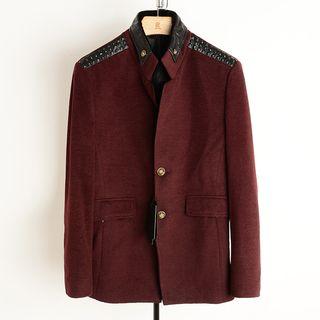Studded Woolen Blazer