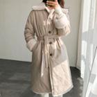 Faux-fur Lined Reversible Coat