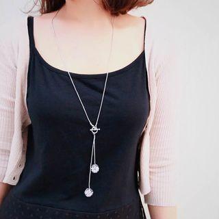 Hollow Ball Pendant Necklace