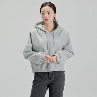[lovb] Fleece-lined Crop Hoodie