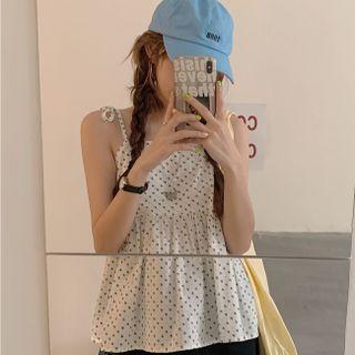 Floral Tie-strap Camisole Top