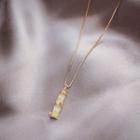 Bamboo Pendent Necklace 2275 - Necklace - Bamboo - One Size