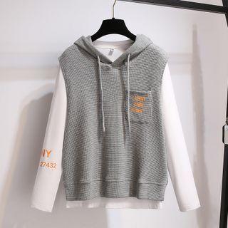Set: Long-sleeve T-shirt + Hooded Vest