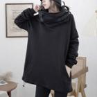 Buckled Turtle Neck Sweatshirt