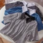 Short-sleeve Leopard Polo Shirt