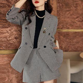 Houndstooth Blazer / Shorts / Set