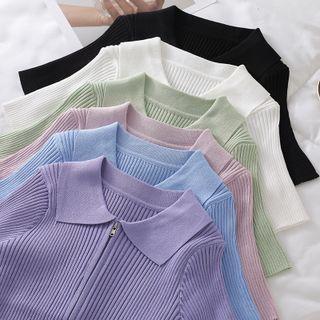 Multi-color Short-sleeve Top
