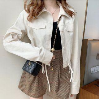 Crop Plain Shirt