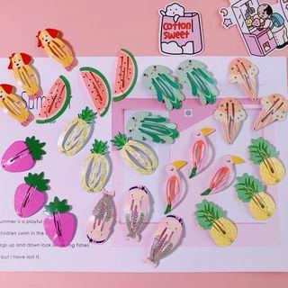 Metal Fruit Hair Clip
