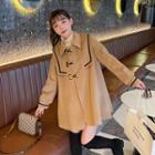 Sailor Collar Metal Button-up Jacket